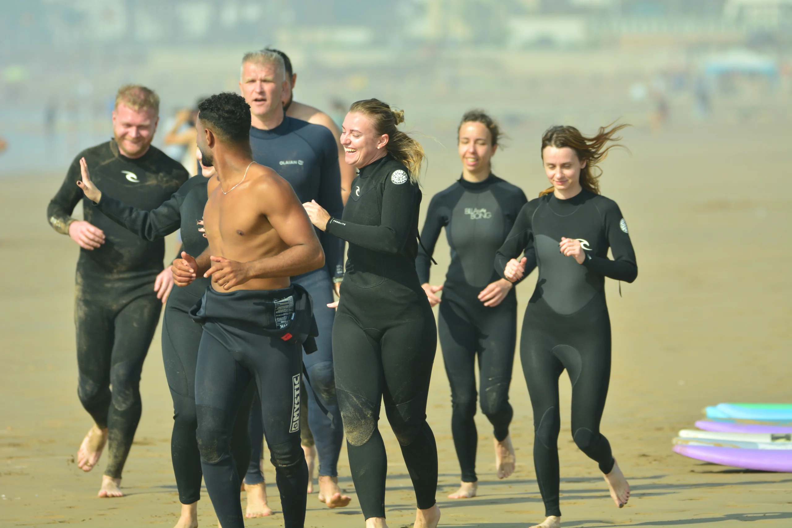 group surf lesson